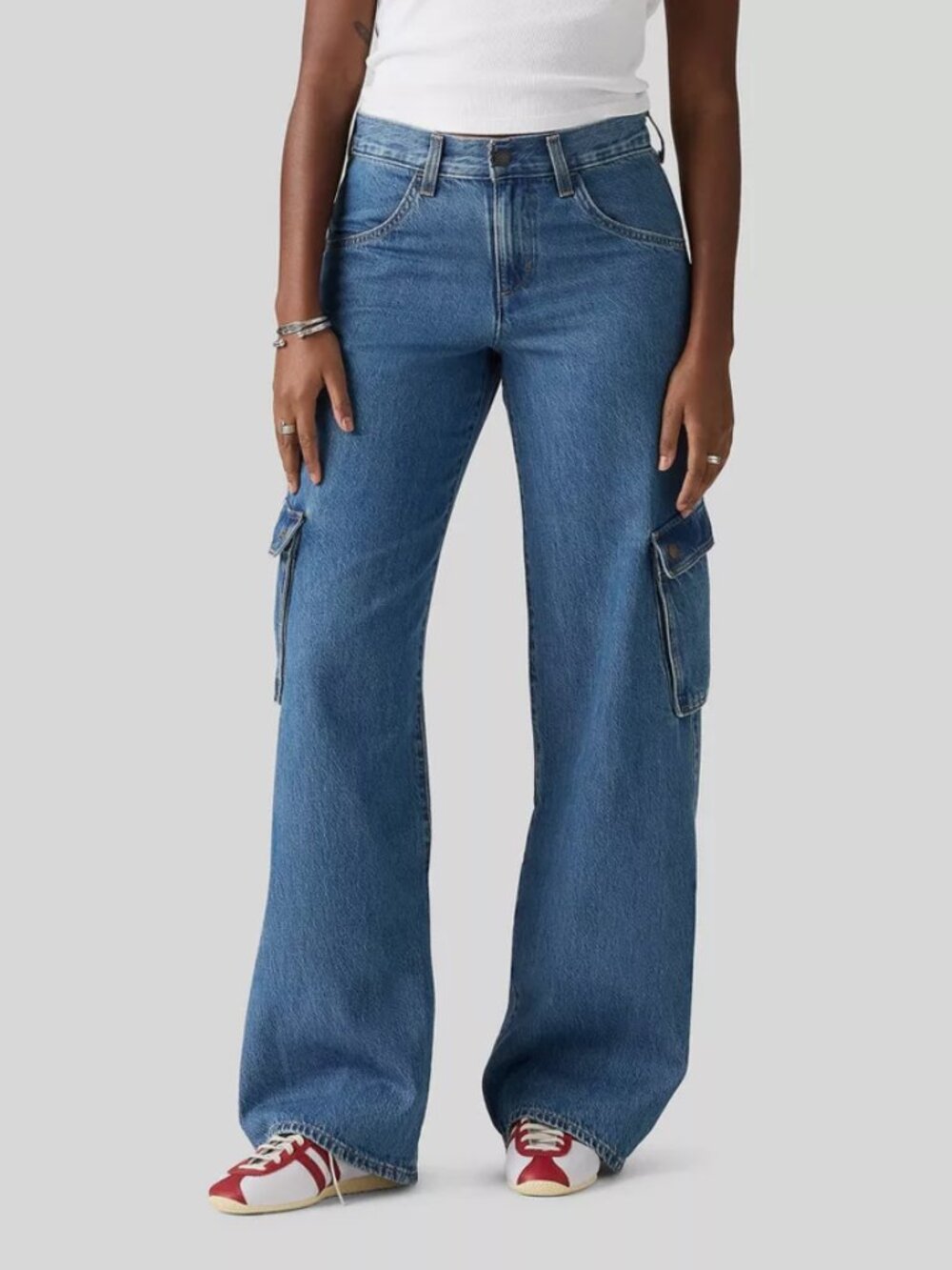 Levi's Women's Superlow Loose Jeans - All Over Blue 31
